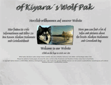 Tablet Screenshot of of-kiyaras-wolf-pak.de